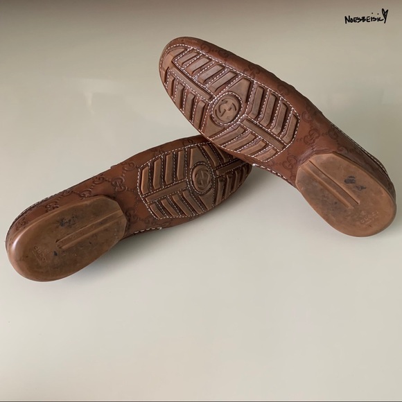 🚫SOLD•E🅱️🅰️Y🚫 Gucci Guccissima Leather Driver Loafers - Picture 7 of 12